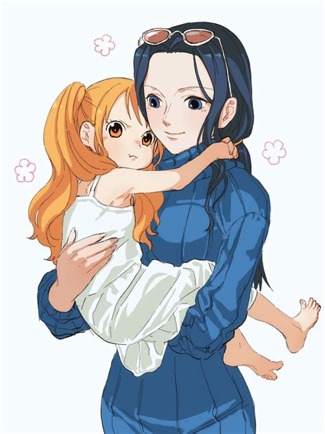 nami and nico robin (one piece and 1 more) drawn by urasanmyaku | Danbooru