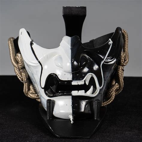 Ghost of Tsushima Mask Black&White - Samurai Mask - Jin Sakai cosplay ...