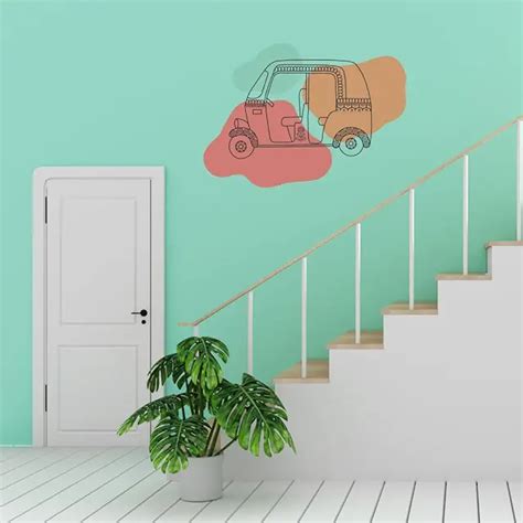 Buy Rangoli Wall Sticker (PVC Vinyl, Self-Adhesive) DIY Decals, Living ...