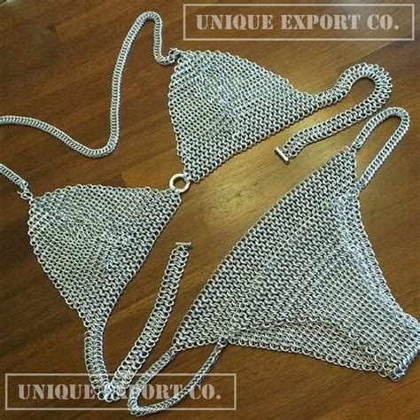 Two Piece Chainmail Bikini New Style Sexy Chainmail | Etsy