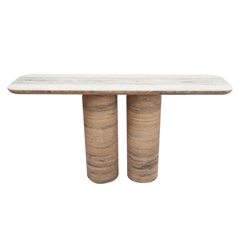 Travertine Stone Entryway Table Marble Entry Table Hallway Luxury ...
