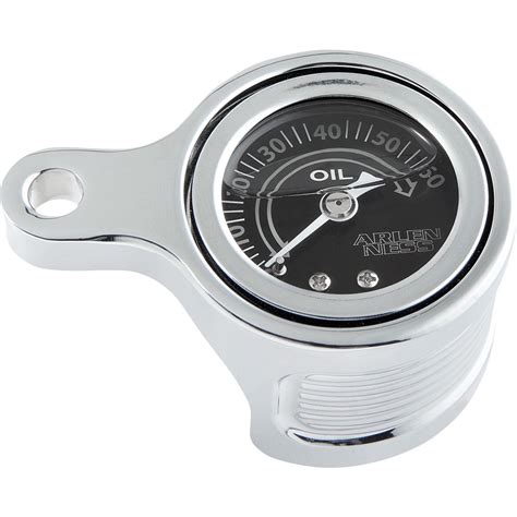 Arlen Ness Oil Pressure Gauge Kit for Harley M8 - Chrome - 610-100 ...