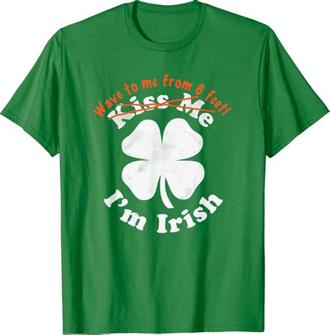 Amazon.com: Funny Irish St. Patrick's Day Design for Social Distancing ...