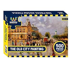 Buy Webby The Old City Painting Jigsaw Puzzle, 500 Pieces Online at Low ...