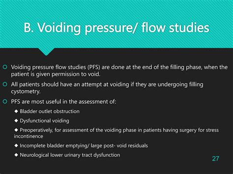 basics of Urodynamic tests for lower urinary tract obstruction and ...