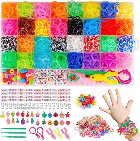 2500+ Rubber Band Bracelet Maker Kit, Craft Art Loom Set for Kids ...