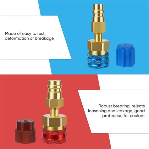Langawaser R1234yf Quick Couplers Kit-R1234yf to R134a India | Ubuy