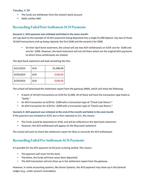 ACH Processing and Reconciliation Guide | PDF | Credit Cards | Personal ...