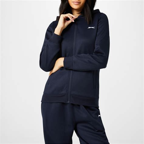 Slazenger | Fitted Full Zip Hoodie Womens | Zip Hoodies | SportsDirect.com