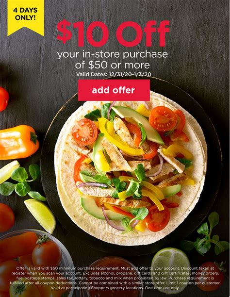 Shoppers Food & Pharmacy Ad Circular - 12/31 - 01/03/2021 | Rabato