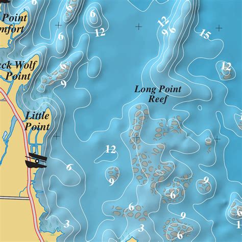 Lake Winnebago Depth Map LAKE WINNEBAGO And FOX RIV PG 21 (Marine