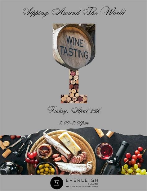 Sipping Around The World, 3215 Hill Street, Duluth, GA, 26 April 2024 ...