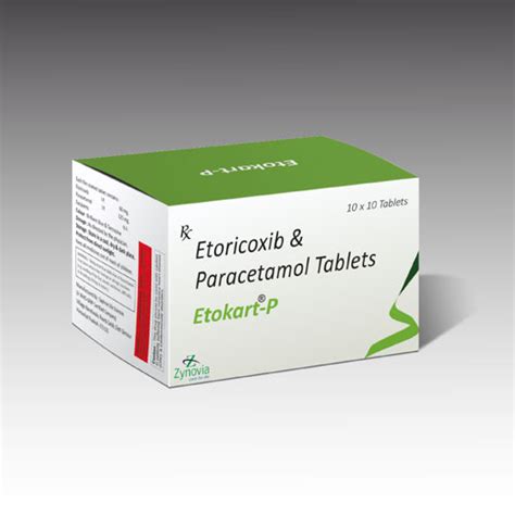 Etokart-P Tablets Zynovia Lifecare LLP