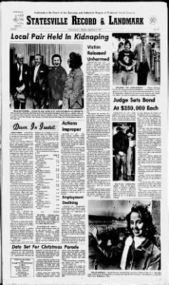 Statesville Record and Landmark from Statesville, North Carolina ...