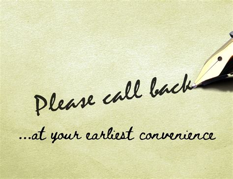 Please Contact Me At Your Earliest Convenience - BusinessWritingBlog