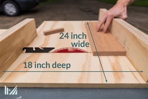 Table Saw Crosscut Sled — Moser Makes