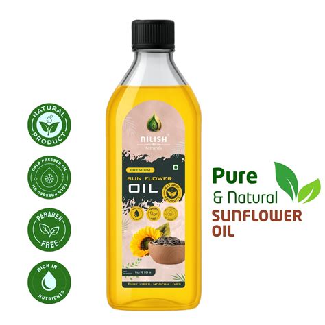 Sunflower Oil | Cold Pressed Sunflower Oil | Sunflower Oil | 100% Pure ...