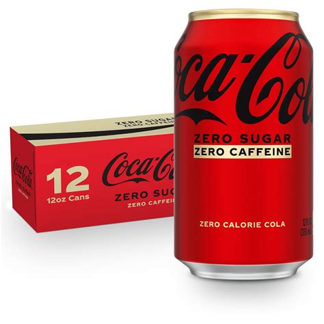 Amazon.com : Coca-Cola Zero Caffeine-Free Soda, 12 Fl Oz (pack of 12 ...