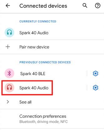 Using Spark Amp App 的图像结果