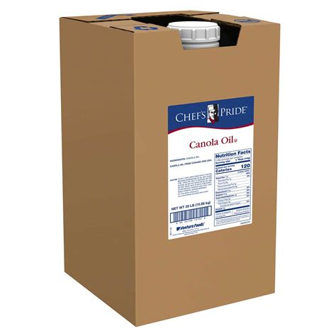 Chef's Pride® Canola Frying Oil - 35 lb. | Fox Supply