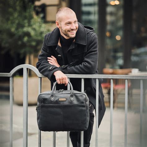 Hugo Leather Briefcase | Office Laptop Bag – DRAKENSBERG