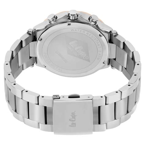 Buy Online Lee Cooper Quartz Multifunction Black Dial Stainless Steel ...