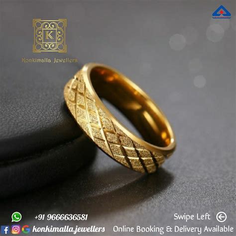Gold wedding band for men – Artofit