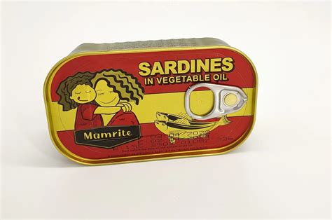 Original Canned Sardine in Vegetable Oil 125g*50/CTN Boite De Sardines ...