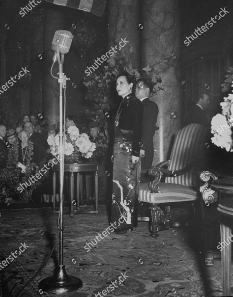 Madame Chiang Kaishek C During Reception Editorial Stock Photo - Stock ...