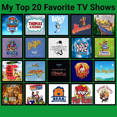 My Top 20 Favorite Tv Shows by Starkeyfan8942 on DeviantArt