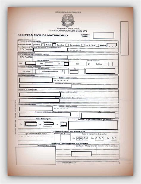 Mexican Marriage Certificate Translation Template - Rebeccachulew.com