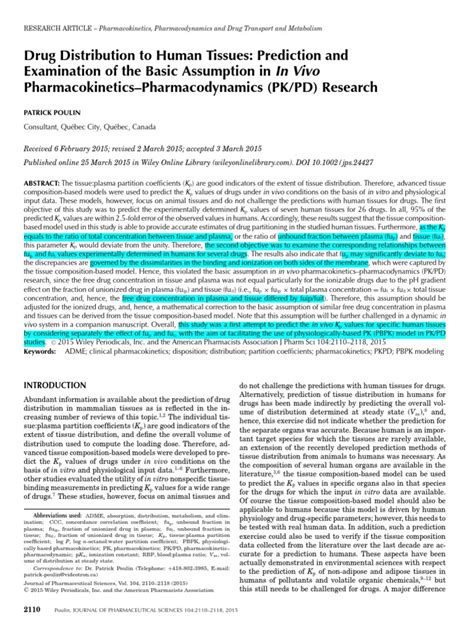 Tissue Distribution 的图像结果