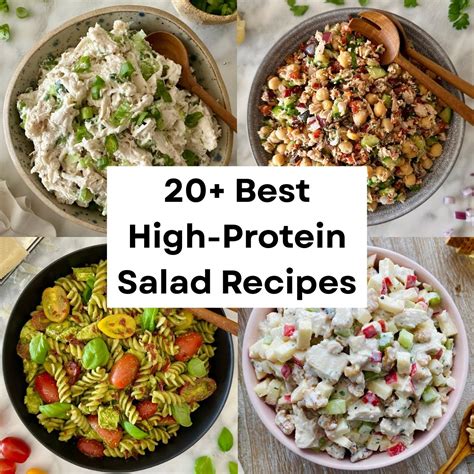 20+ High-Protein Salad Recipes | Healthy Foodie Girl