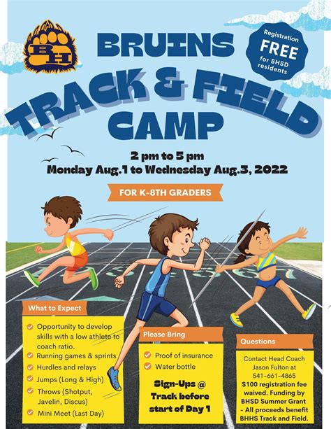 Free summer track and field camp coming up | Azalea Middle School