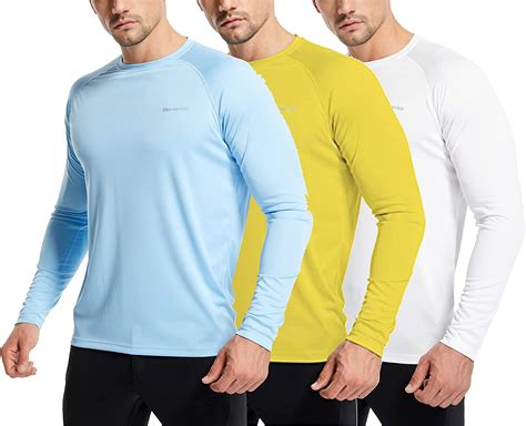 ZENGVEE Mens UPF 50+ Swim Shirts Outdoor Long Sleeve Sun Protection ...
