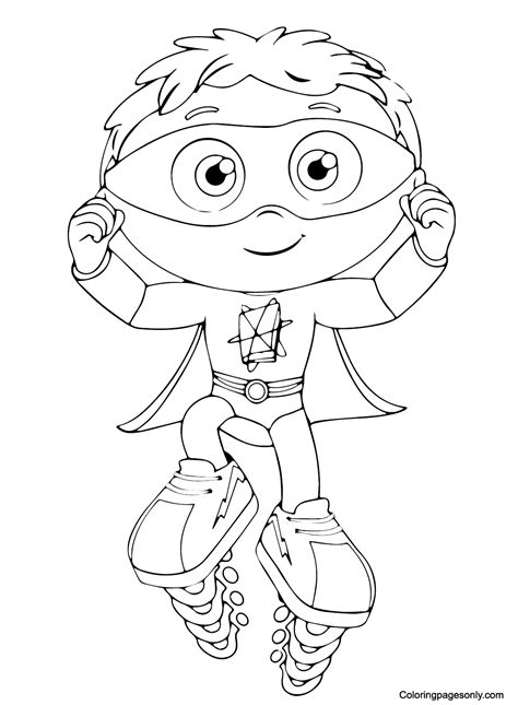 Free Printable Super Why Coloring Pages