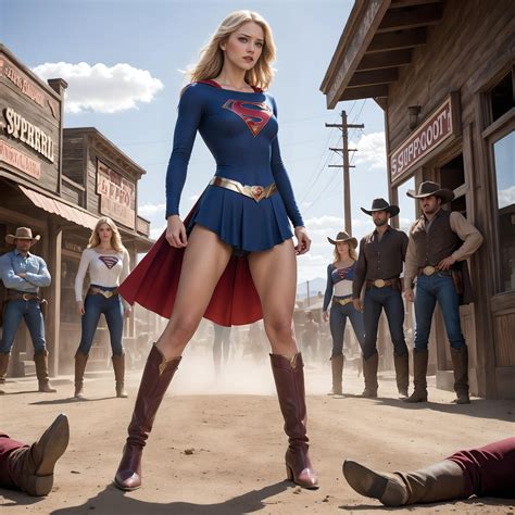 Supergirl rules this western town #04 by comingfromouterspace on DeviantArt