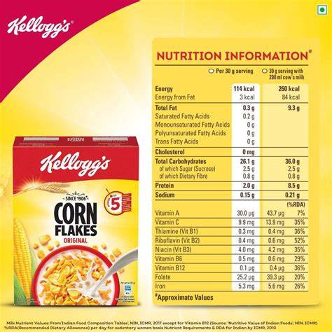 Kellogg's Corn Flakes, 100 gm Price, Uses, Side Effects, Composition ...