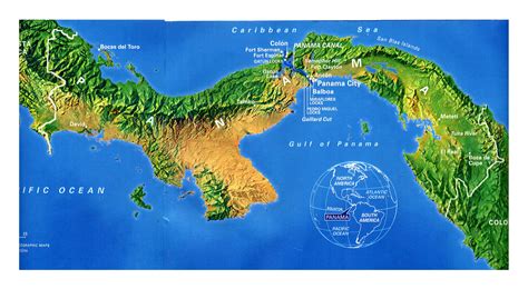 Location Of Panama Map – The Panama Canal – DXCF