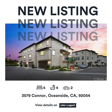 Kyla Jackson on LinkedIn: 4 🛏 4 🛀 2 🚘 📍 3579 Connor, Oceanside, CA, 92054 My latest listing on…