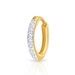 Buy Kuberbox 0.08 Carat Real Diamond 18K Gold Nose Ring (yellow Gold ...