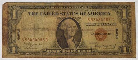 Series 1935-A Hawaii $1 Dollar Silver Certificate | Property Room