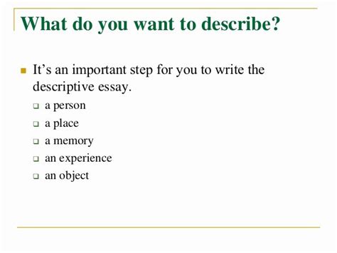 Good Descriptive Essay Examples 的图像结果
