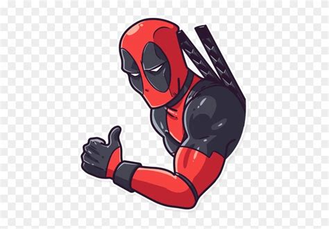 Deadpool Comic Sticker Pack - Deadpool Telegram - Free Transparent PNG ...