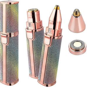 GADGETWEAR 2 In 1 rainbow Fless Eyebrow Remover and Pain less Hair ...