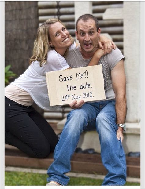 engagement photos funny