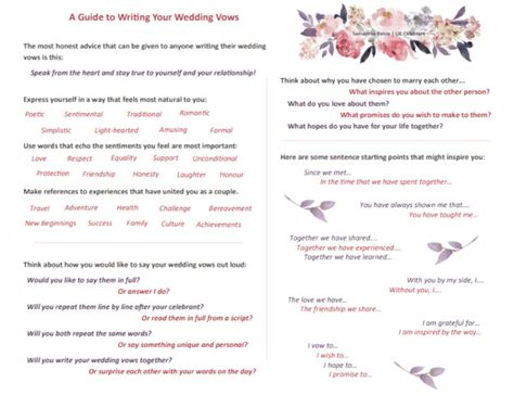 Image result for Wedding Vows Examples