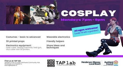 Cosplay, TAP:lab, Auckland, 12 August 2024 | AllEvents.in