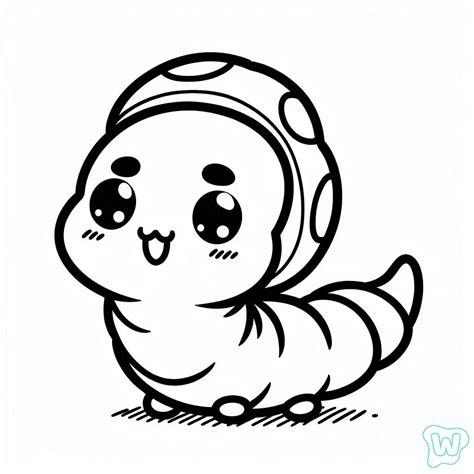 32 Worm Coloring Pages - Print PDF for Free!