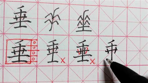 【说文写字】垂字的起源及写法_腾讯视频